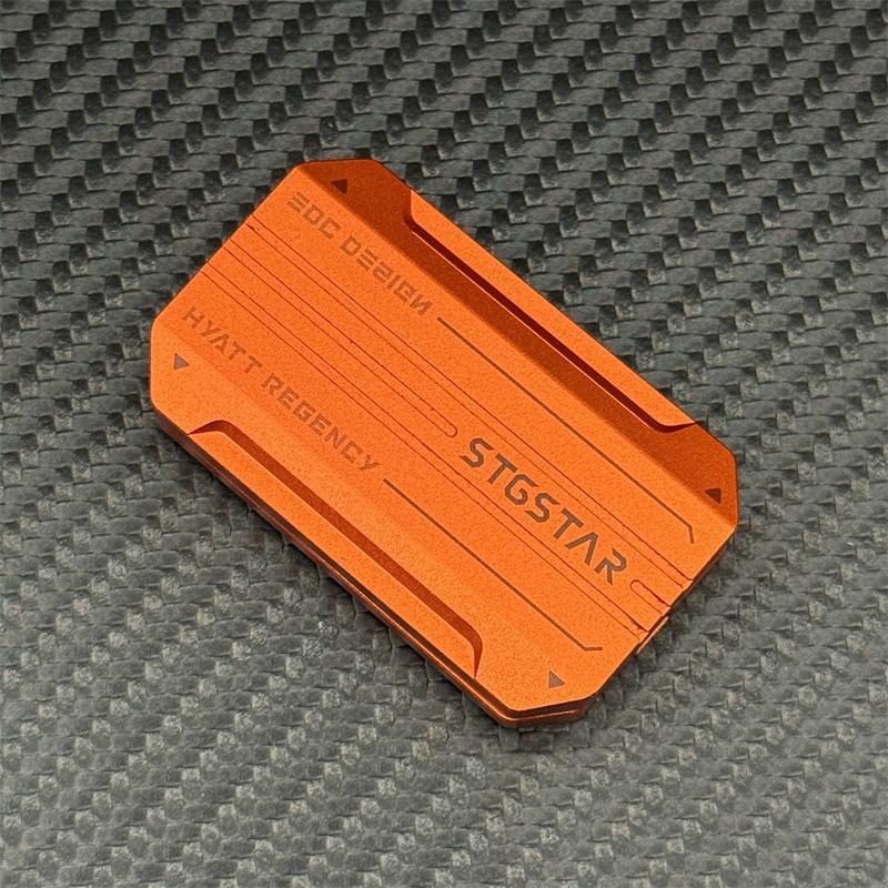 Future Simple Style Aluminum Alloy EDC Fidget Slider Creative Mechanical Push Fidget Toys Fashion Stress Relief Toy ADHD Gadgets
