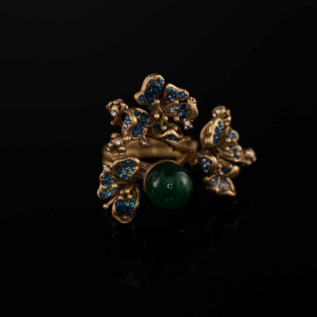 Medieval Copper Alloy Ring, Retro Court Style, High Sense Female Designer Temperament, New Ring