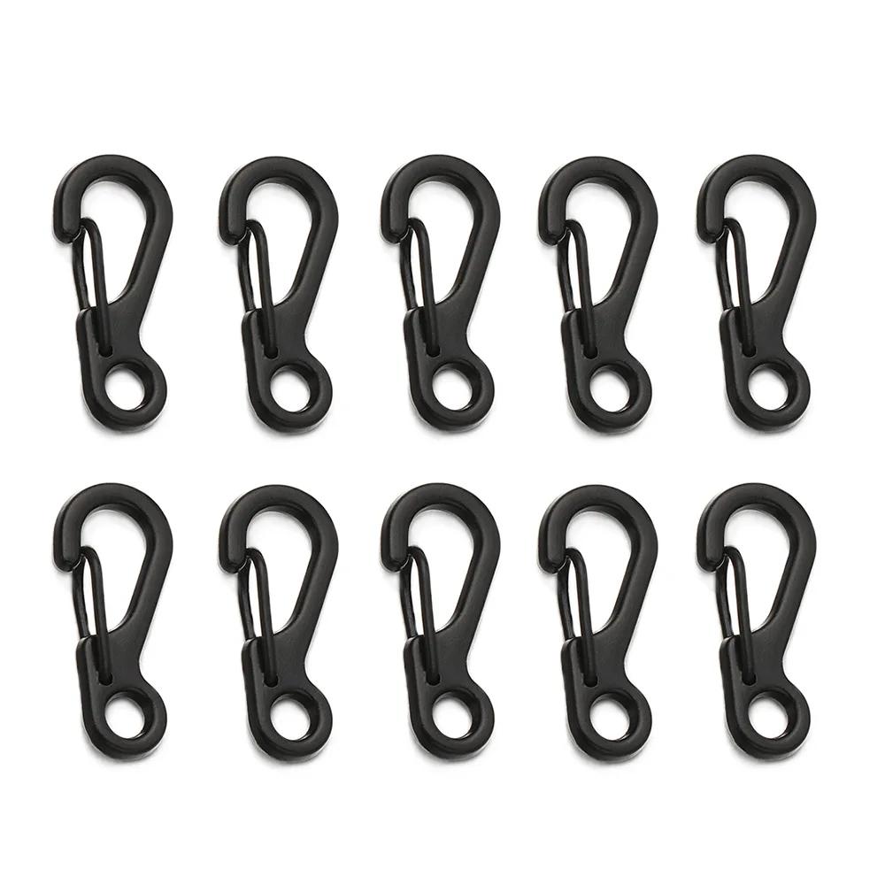 

4/10Pcs Carabiner D-Ring Key Chain Spring Clips Mini Aluminium Alloy Hang Buckle Survival EDC Gear Outdoor Camping Keyring Tool