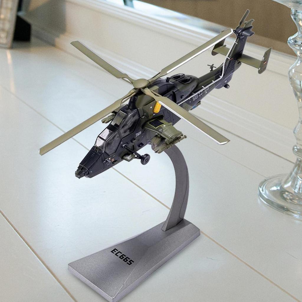1/72 Scale EC665 Helicopter Souvenir Desktop Decoration for Shelf TV Cabinet