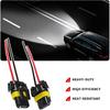 2 PCS Female Adapter Wiring Harness Sockets, 9005 9006 9012 HB3 HB4 Waterproof Headlight Wire Connector, Heavy Duty Auto Pigtail Plug Adapter for Fog