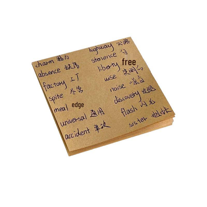 Muji Style Small Square Extra Thick Tearable Blank Notepad