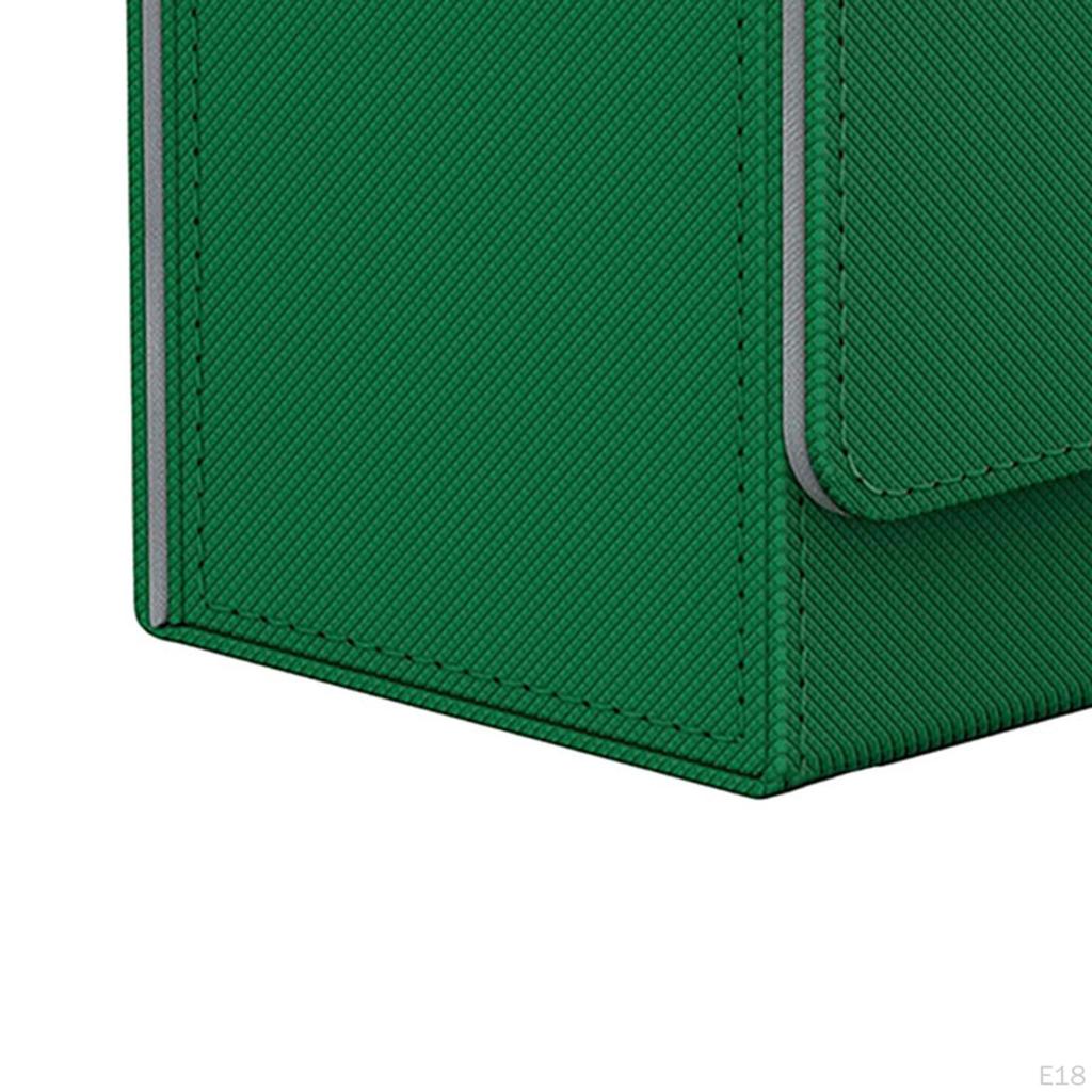 Card Deck Box PU Leather Organizer Protector Holder