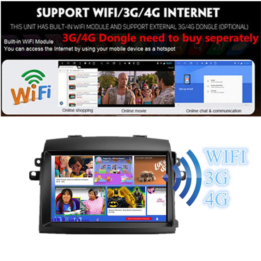 Portable Carplay Screen For Toyota Sienna 2003-2010