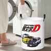 Initial D Neon Ae86 Folding Laundry Baskets Dirty Clothes Sundries Storage Basket Home Organizer Hamper