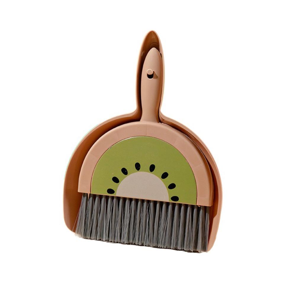 Set Carino Piccolo Scope Paletta Portatile Tastiera Piccola Scopa Manuale Spazzare Viaggio