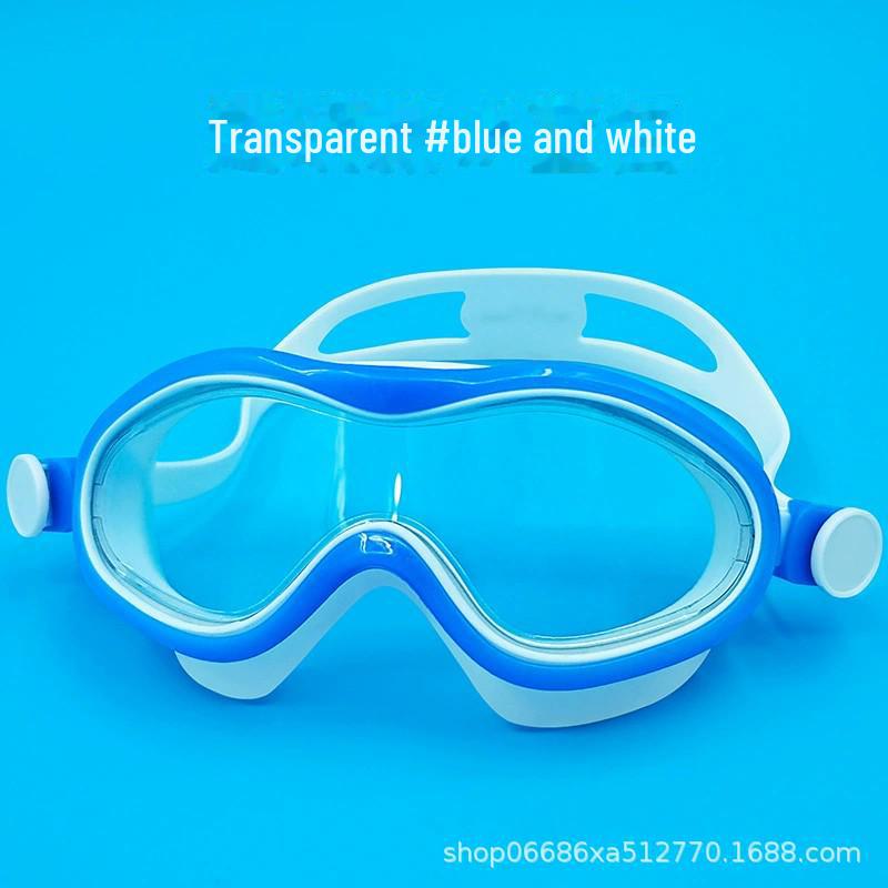 Children's Anti-Fog Diving and Swimming Goggles - Waterproof Macaron Design