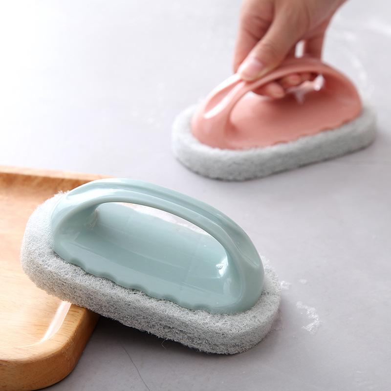 Nordic Style Multi functional Household Tile Cleaning Brush with Handle for Kitchen, Bathtub and Stove