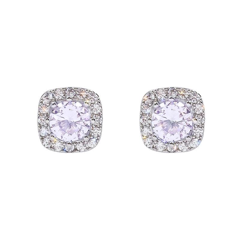 Women's 2024 Crystal Zircon Stud Earrings: Unique Dangle Style