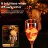 1/6Pcs LED Light Up Wine Champagne Glass Party Favors Shot Cups Coffee Milk Whiskey Drinking Glasses for Barbecue Festivals Multi-purpose Party