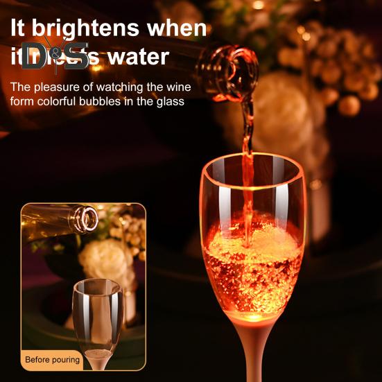 1/6 buc. LED-uri iluminate pentru vin, şampanie, sticlă, favoruri de petrecere, ceşti de shot, cafea, lapte, pahare de whisky, pentru festivaluri de grătar, petrecere multifuncţională