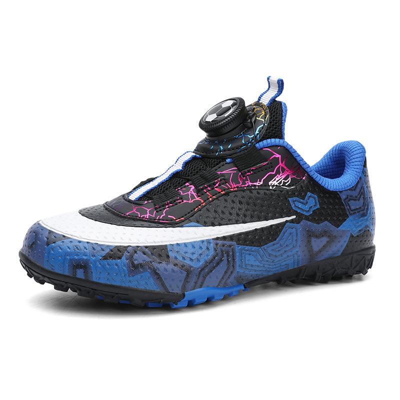 New Children'S Rotating Button Football Shoes Male And Female Students Outdoor Sports Professional Game Training Football Shoes