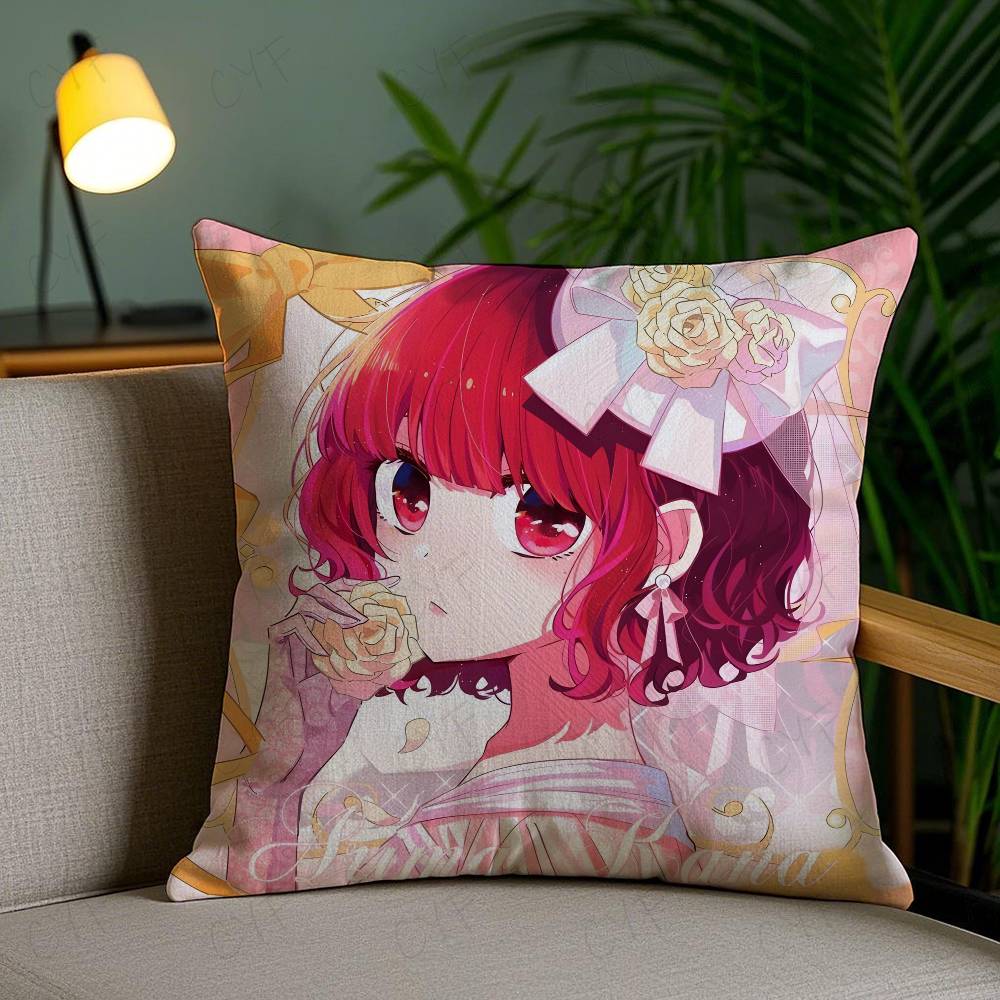 Oshi No Ko K-Kana Arima Anime Pillow Case Safe Custom Photo Pillow, Anti-fade Brushed Fleece Cushion, Maternal & Infant Safe.