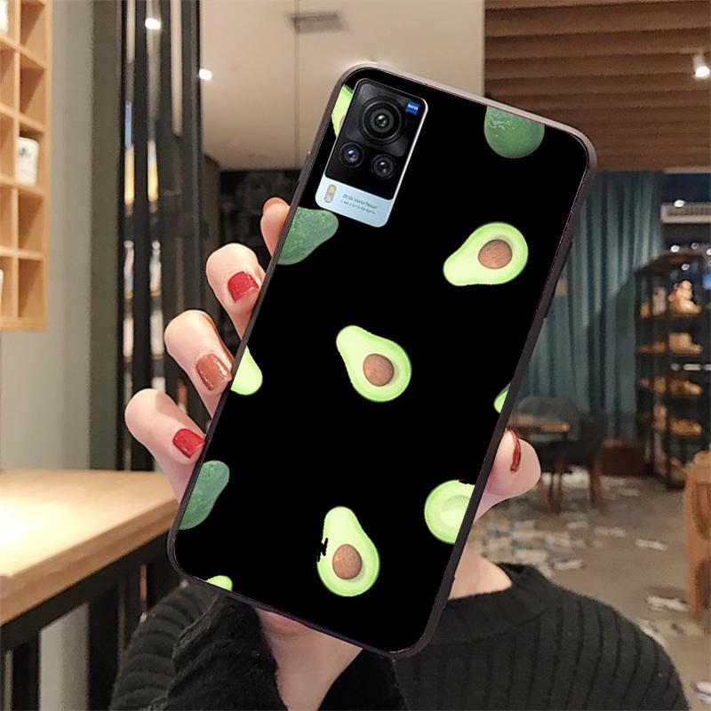 Frucht Avocado Handyhülle für VIVO V21E V21 V23 V23E V2109 Y53S Y33S Y55 Y76 Y31 Y21 Y72 Y01 Y21S Y11S