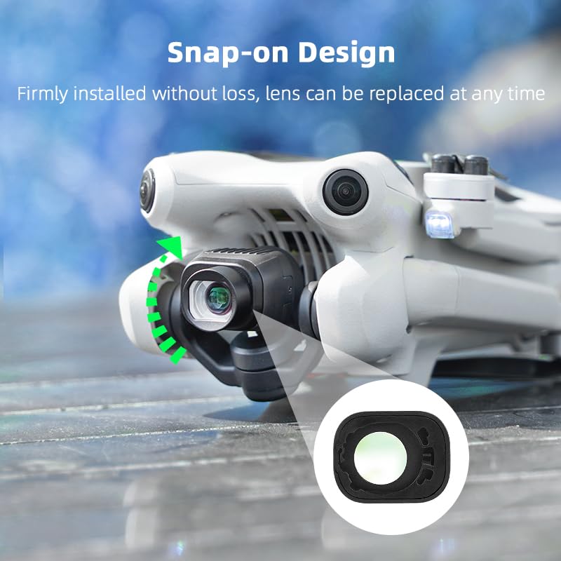 DJI Mini 4 Pro Dedicated External Lens Expands Shooting Range by Wide Shooting Photography Accessory Wide-Angle Lens, Wide-Angle Filter, Accessory,