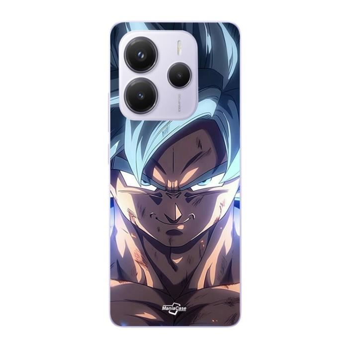 Case - Maniacase - Xiaomi Redmi Note 14 5G - Dragon Ball Z GOKU - Soft - Black