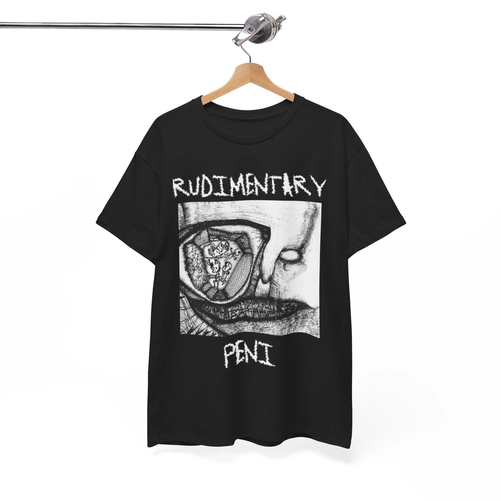 Rudimentary Peni Shirt Leftover Crack, Music Band Punk Unisex Tee L
