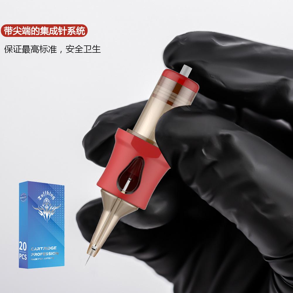 Tattoo Integrated Needle Cutting Needle Fogging Needle Belt Non-slip Silicone Sleeve Needle Embroidery Needle Tattoo Consumables