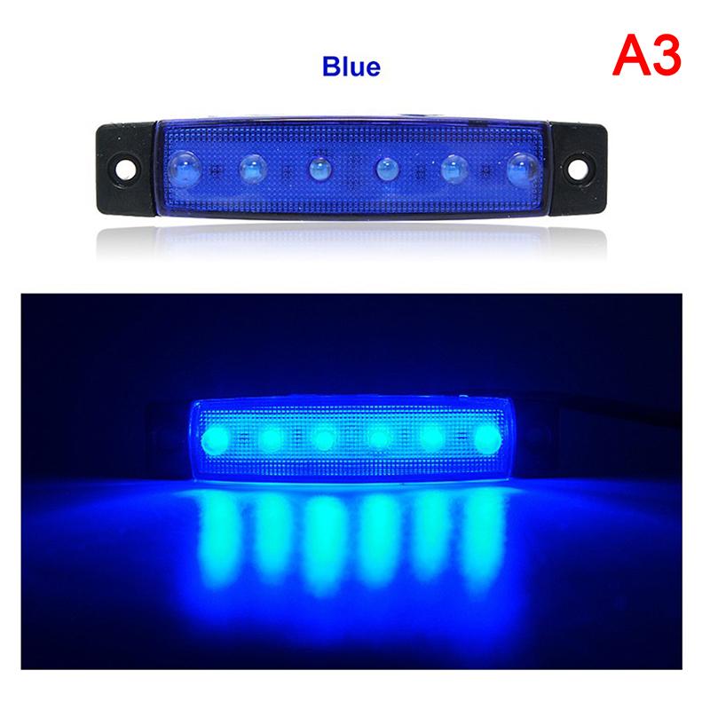 12V 6 Smd Led Car Bus Truck Trailer Lorry Side Marker Indicator Light Side Lamp