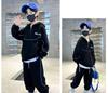 Teenage Boy Clothes Set Children Girlhoodies Sweatshirt Top and Pants Outfit Colorful Star Print 2 Piece Hooded Tracksuit