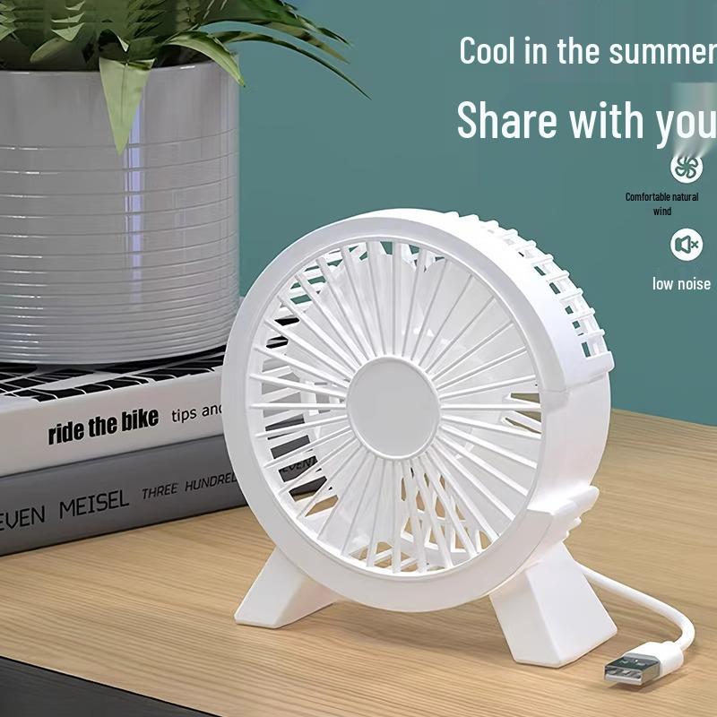 Silent USB Electric Mini Desk Fan for Office and Home