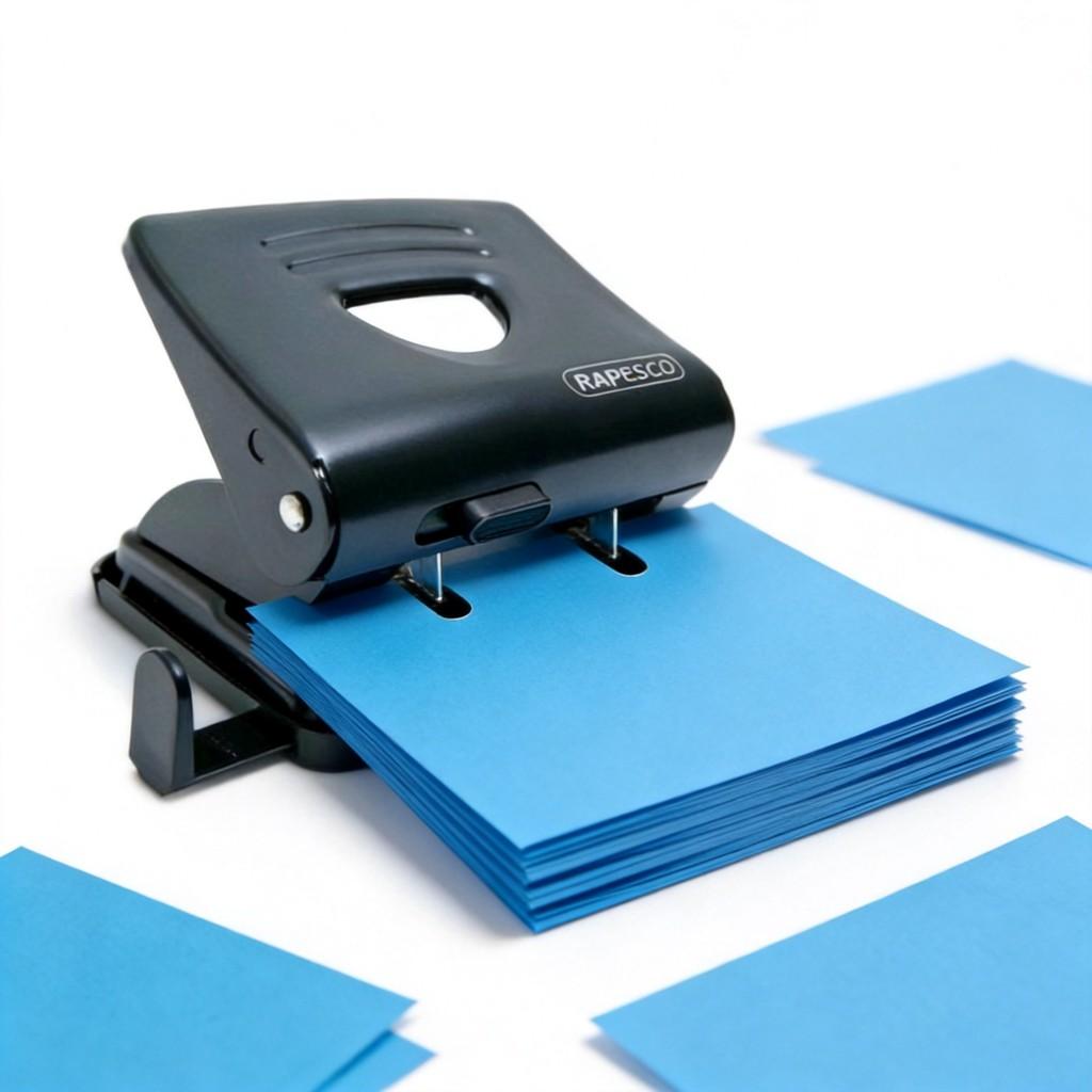 Perforatrice de bureau avec grande capacité de trous pour documents A4 et reliure
