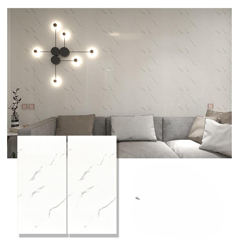 Marmură Bucătărie Film rezistent la ulei Sobă impermeabilă rezistentă la umiditate Tapet autoadeziv Blat Renovare dulap autocolant gresie