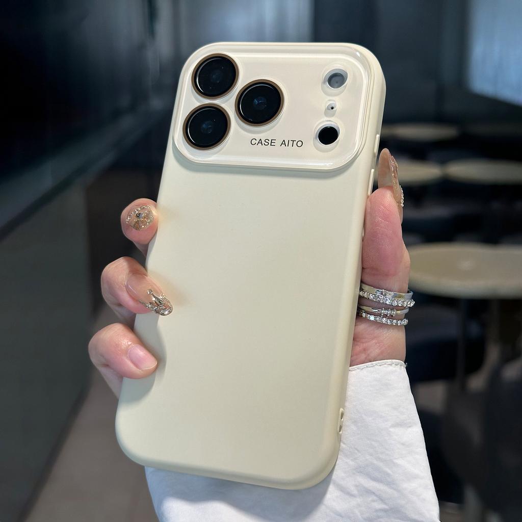 Official Liquid Silicone Phone Case For iPhone 17 Air 16 15 14 12 13 Pro Max Camera Protection Shockproof Candy Soft Matte Cover