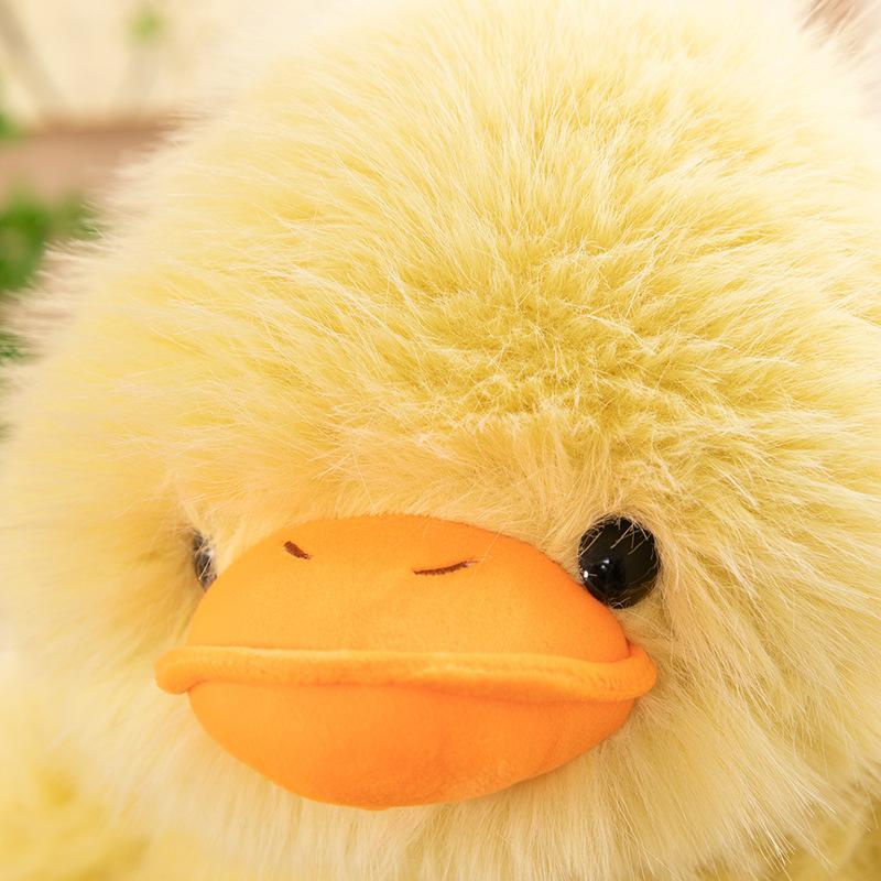Jucărie de pluș rață Dun Dun nouă Rață prăjită Păpușă drăguță Păpușă pentru copii Pernă de dormit