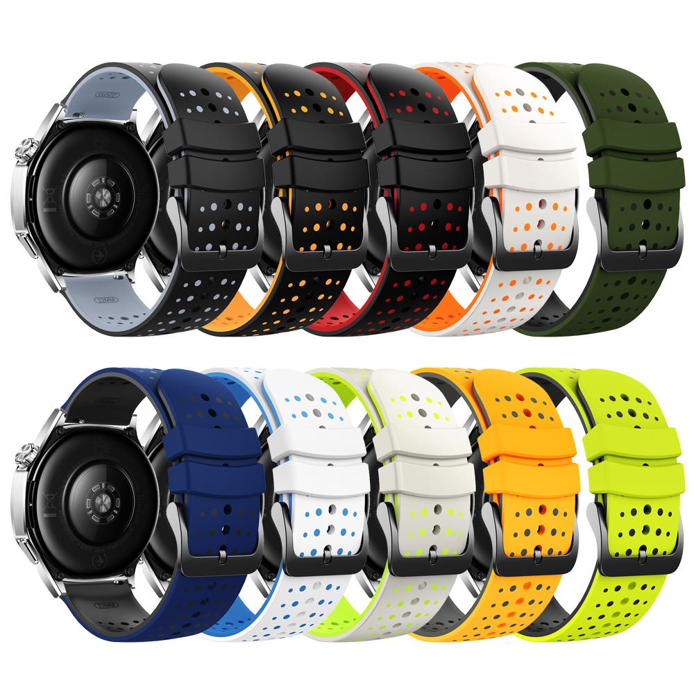 22mm Silicone Sports Strap For Xiaomi Watch Color 2 S1 Pro S2 S3 S4 Sport Mi Watch Band For REDMI Watch 5 Lite/Active Bracelet