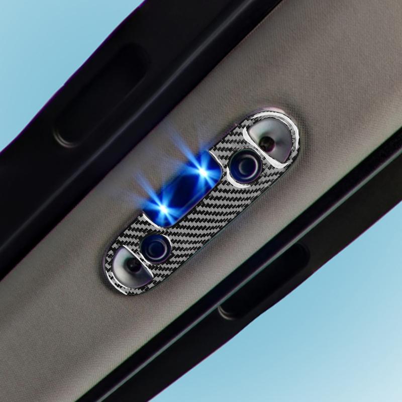 For BMW MINI F60 Cooper 2017- Car Accessories Door Protective Panel Front Grille Strips Console Display Frame Trim Sticker