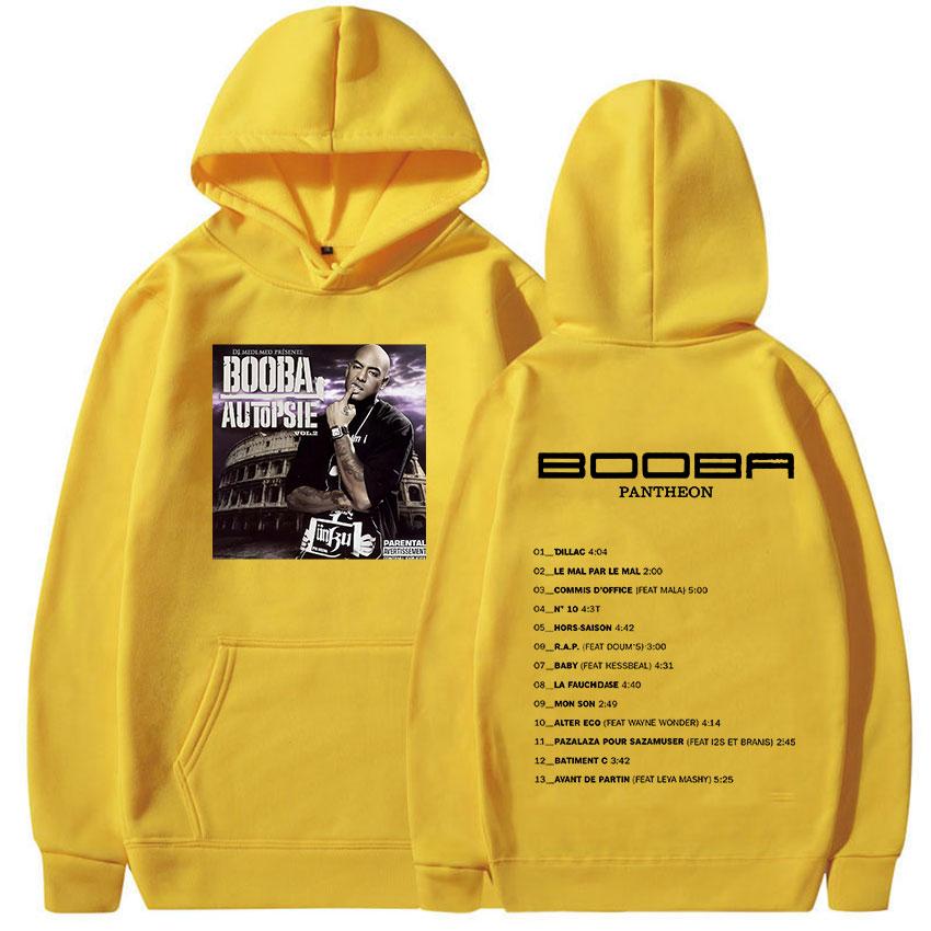 Rapper Booba Ouestside Album Pullovers Hoodies Men'S Vintage Gothic Oversizsweatshirts Man Hip Hop Punk Clothing Hoodie