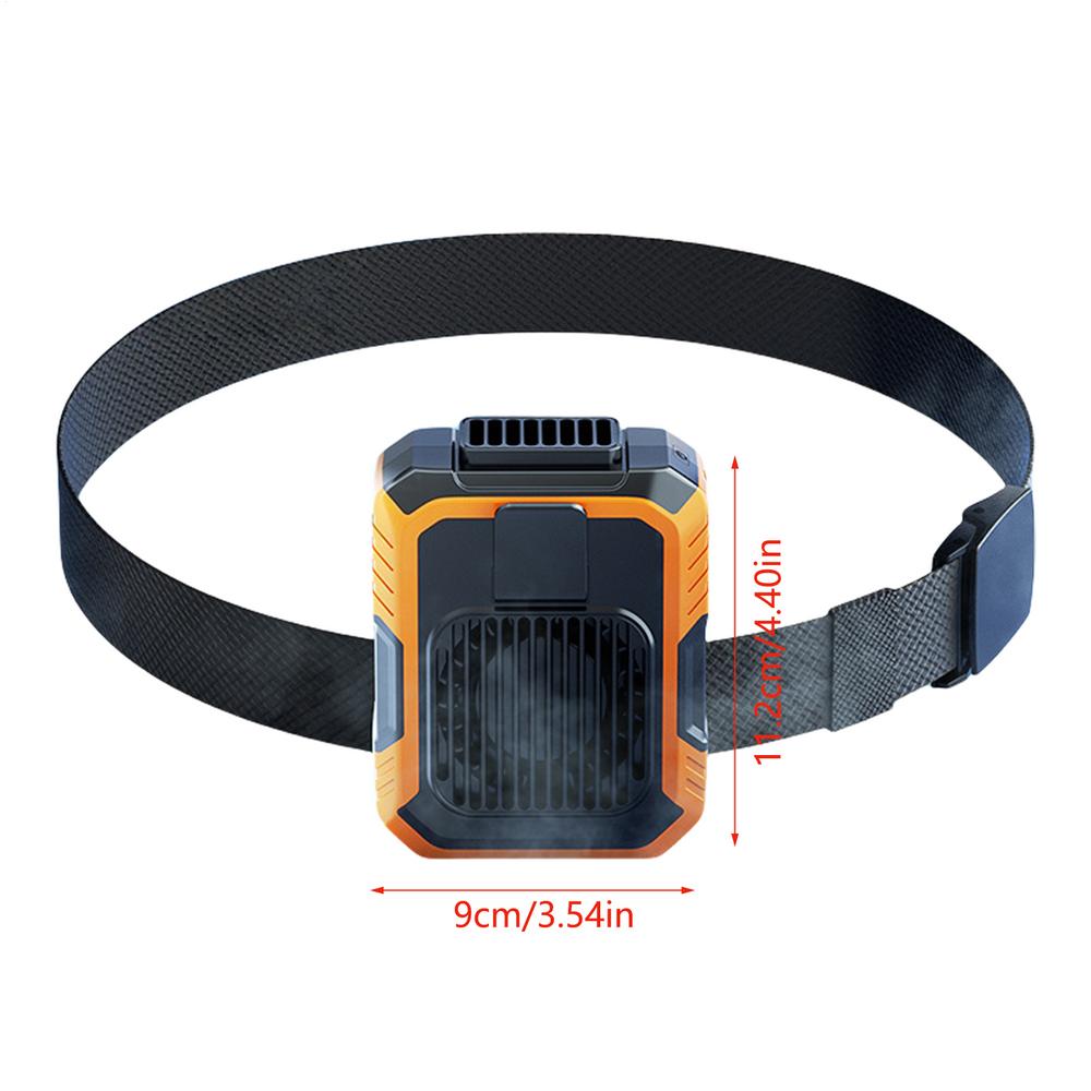 Waist Clip Fan Portable Fan Strong Waist Hanging Fan Smart Cooling Portable Mini Waist Fan for Cycling Hiking Camping Outdoor