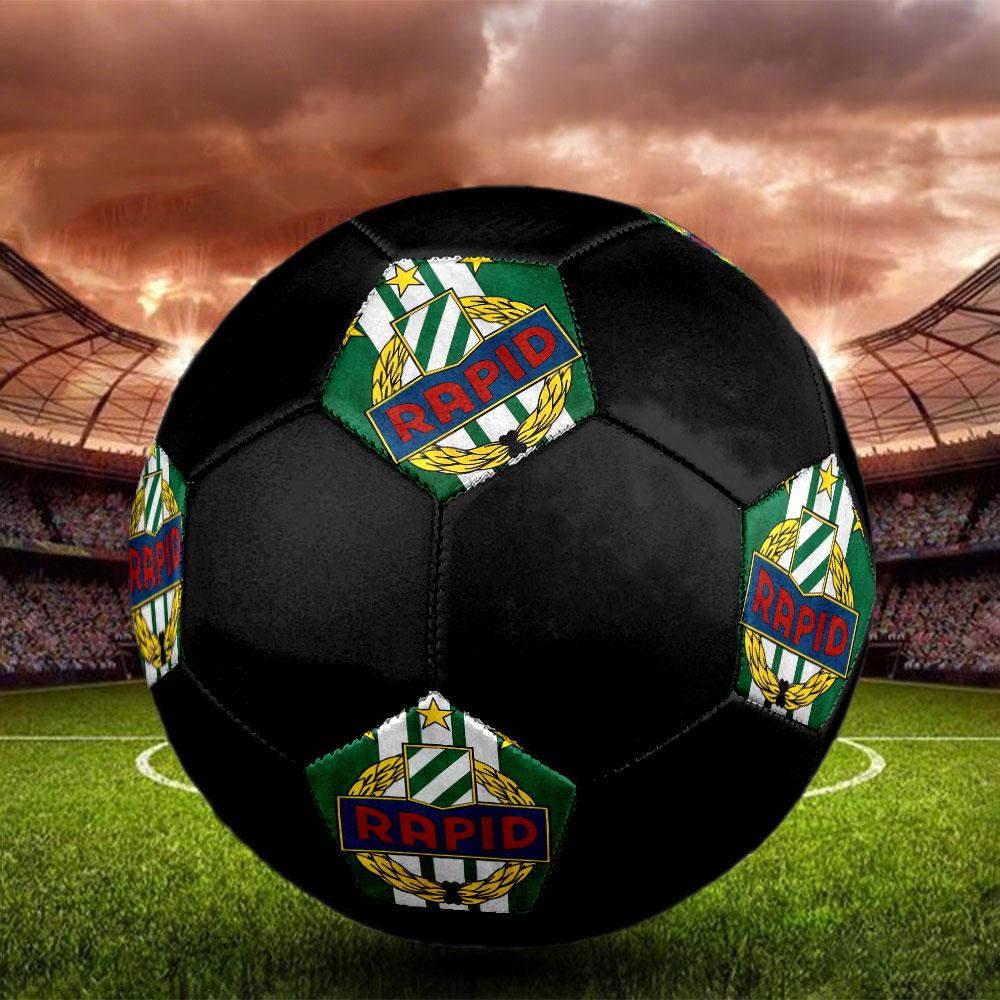 1PC SK Rapid poster size 5 soccer ball PrahaIndoor Soccer Ball Colorful All Ages Machine Stitched PVC Competition Ready Durable High-Bounce