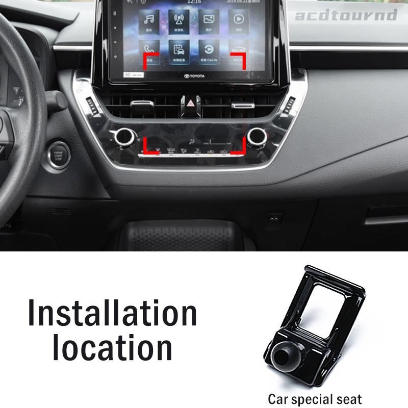 Car Phone Holder For Toyota Corolla - Levin 2014- Gravity Navigation Bracket Gps Stand Air Outlet Clip Support Mount
