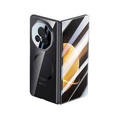 Je vhodný pro pouzdro s podstavcem pro telefon HONOR Magic V3, s magnetickým průhledným krytem po celém obvodu, nárazuvzdorným, jednoduchým a luxusním pouzdrem