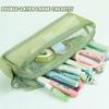 Double-Layer Pen Bag Transparent Stationery Organizer New Pencil Case  Gift