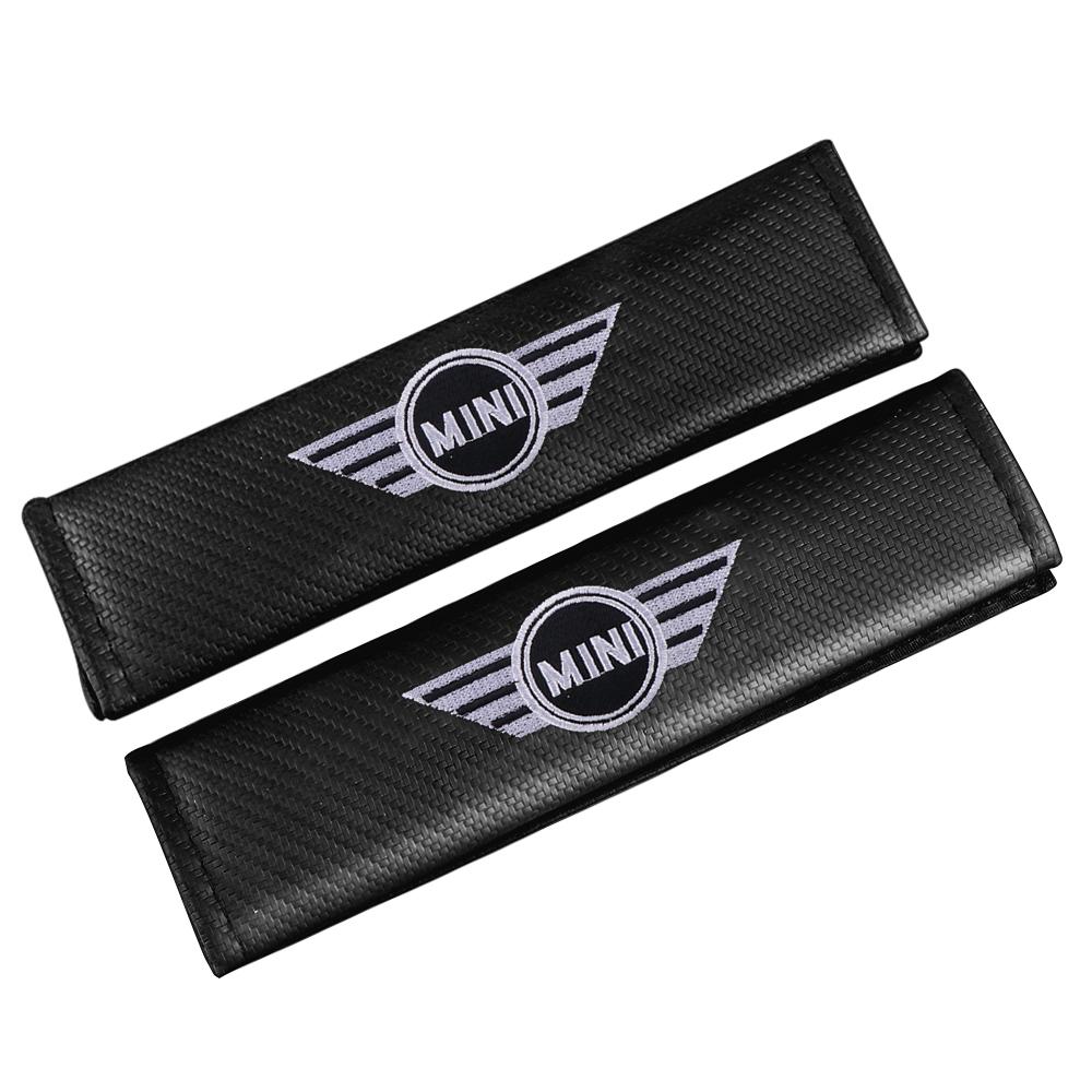 

2pcs/set Car Belt Padding Shoulder Protector Pads For Mini Cooper R50 R53 R56 R60 F55 F56 R57 R58 R59 Auto Accessories Styling