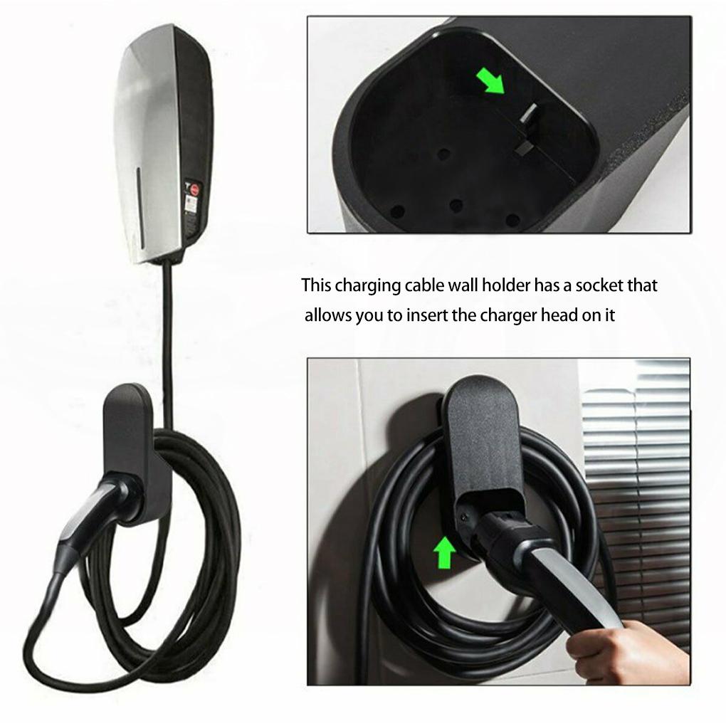 Charging Cable Wall Holder Car Wall Mounted Organizer Replacement for Model 3/S/Y/X 2021