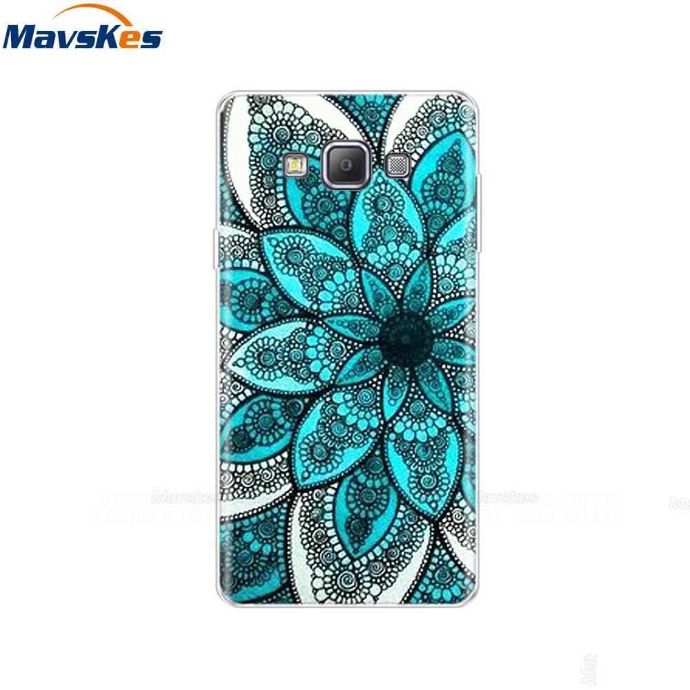Silicon Phone Case For Samsung Galaxy A3 2015 Flower Cat A300 Soft TPU Back Cover For Samsung A3 2015 A300H A3000 SM-A300F pop