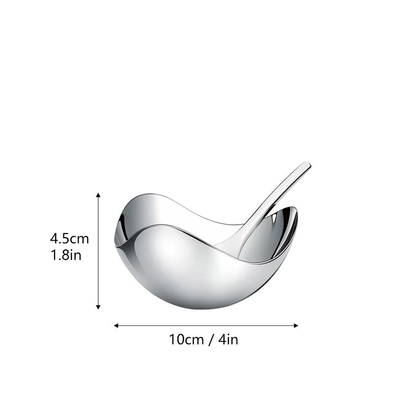 Große Servierschüssel aus Edelstahl, dekorative Obstschale, Salzschale aus Metall, Aufbewahrungsteller für die Heimdekoration, Wohnzimmertisch