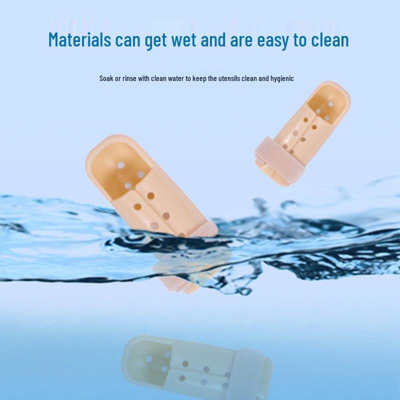 Plastic Finger Splint for Finger Bending Correction and Joint Protection