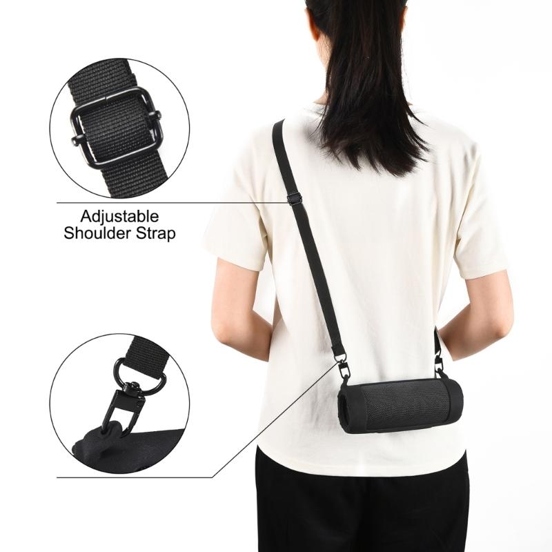 Silikon-Schutzhülle für FLIP 7 Wireless-Lautsprecher Schutzhülle Abnehmbarer Schultergurt