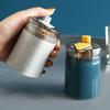 Toothpick Container Portable Automatic Pops Up Press Automatic Sign-Out Nordic Style Dustproof Dining Table Toothpick Dispenser