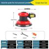 5-Inch Pneumatic Handheld Grinder & Polisher with Sandpaper & Waxing Head