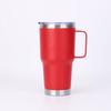 20oz/30oz Stainless Steel Car Thermos Bottle Tumbler with Handle Lid Insulated Travel Coffee Mug Double Wall Keep Drink Hot/Cold
