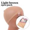 2pcs Set Wig,Hair Net,Compression Cap,Solid Color Wig Cover Cap,Invisible Elasticity,Super Soft Breathable Stretch,Lightweight