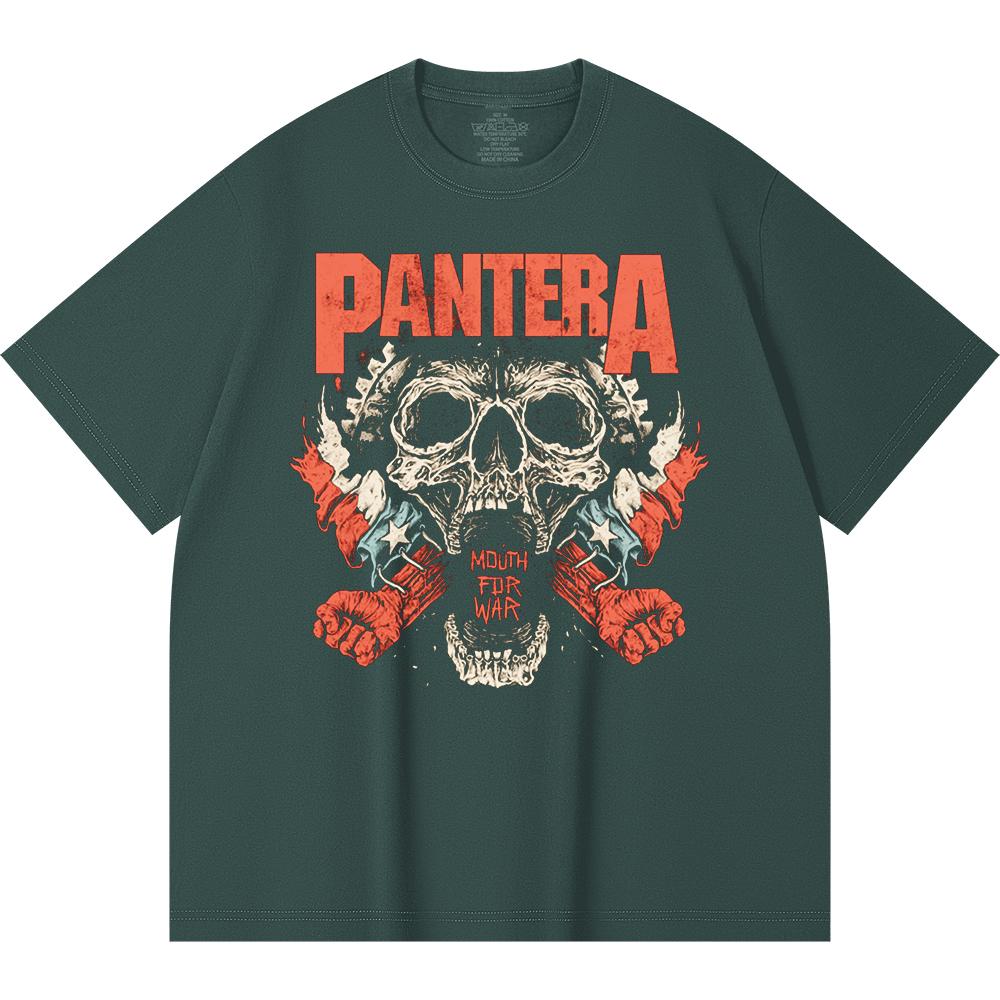 230 Gsm 100% Cotton Heavy Metal T-Shirt  Rock Band Popular Music Print Unisex Heavy Cotton T Shirt