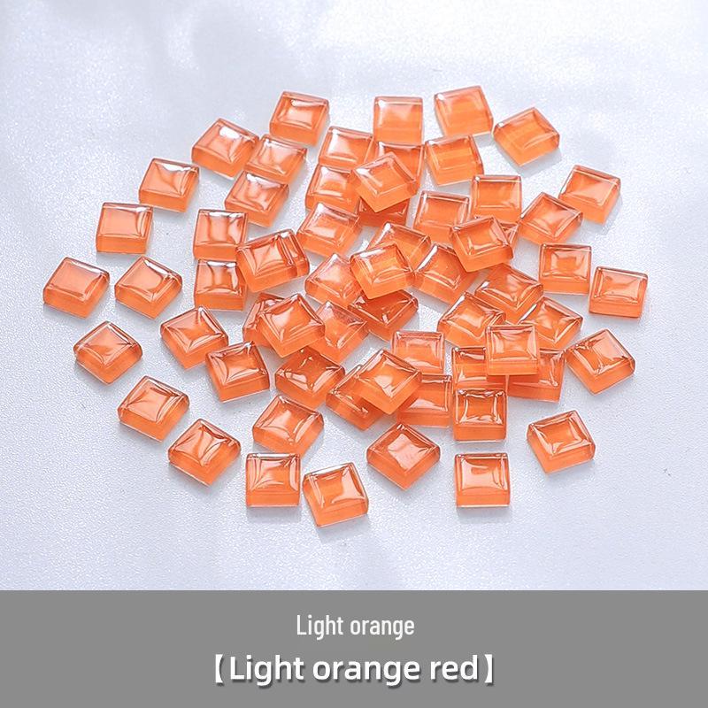 1cm Crystal Glass Colored Stones Mosaic DIY Kit for Kids