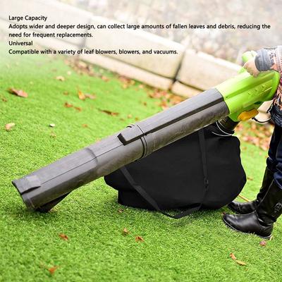 Leaf Blower Bag Universal Large Capacity Leak Proof Oxford Cloth Leaf Blower Vacuum Bag with Drawstring for Fallen Leaves Debris
